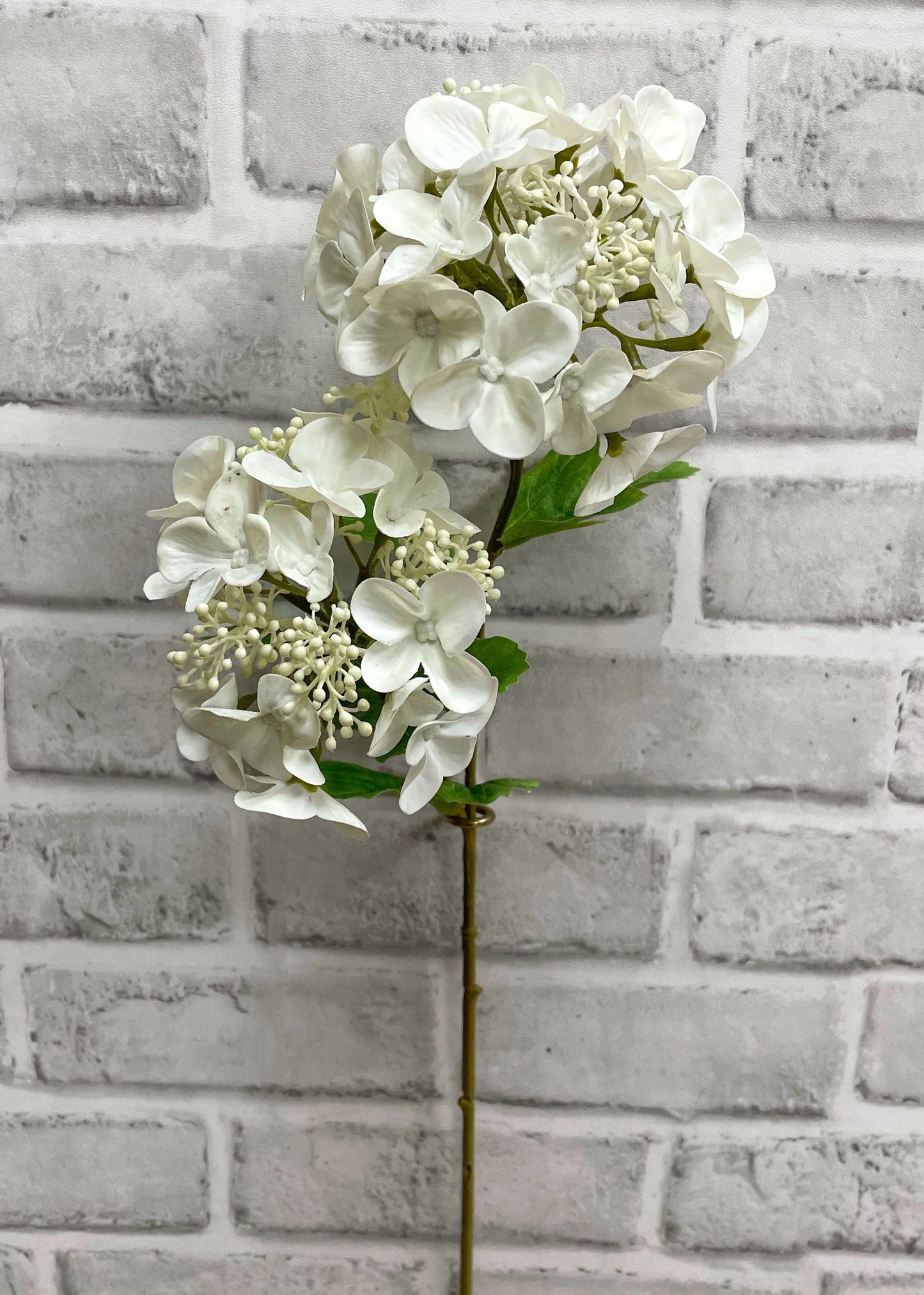 Seeded Hydrangea Spray 19" - Joshua & Company
