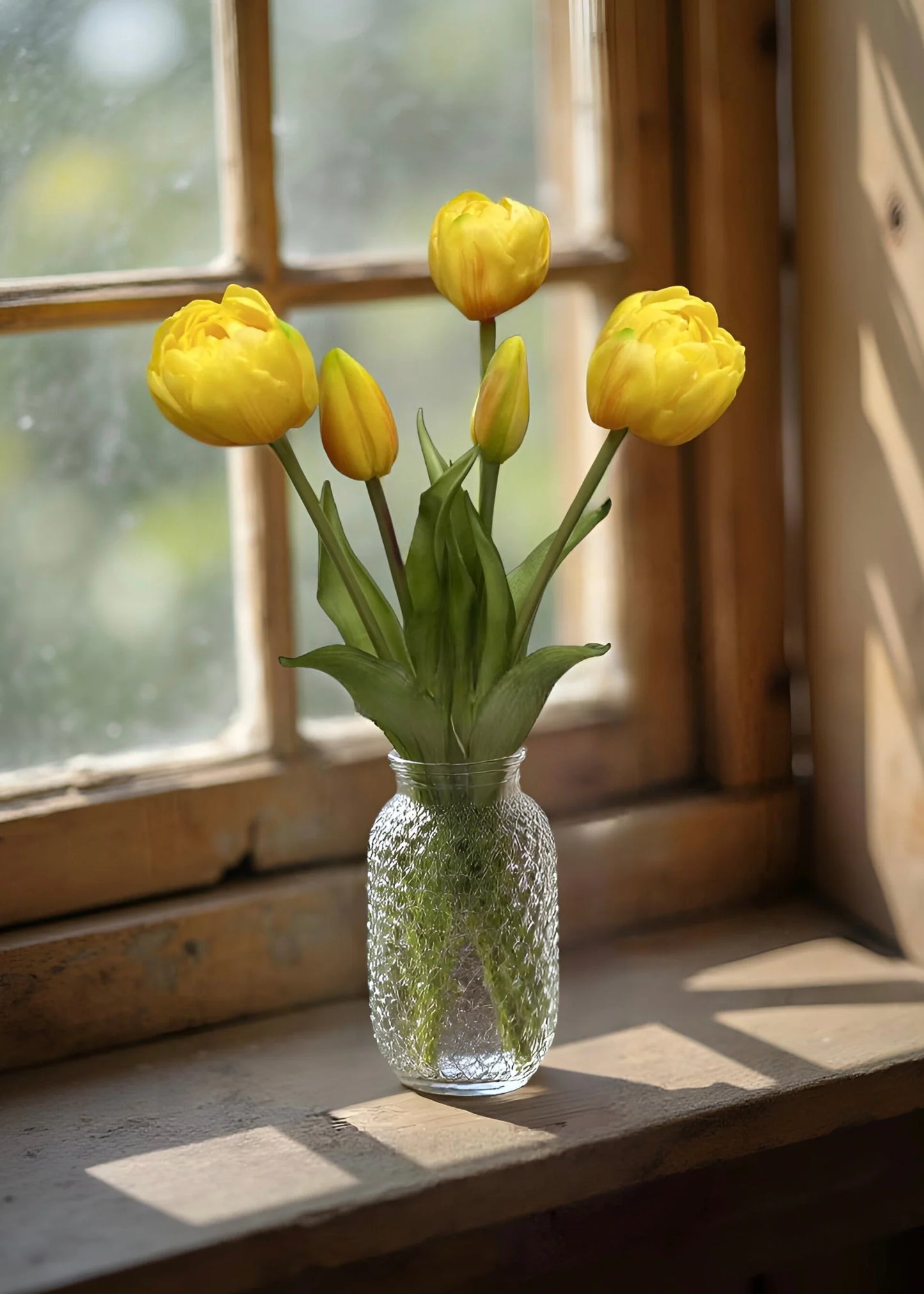 Fresh Touch Yellow Peony and Tulip Bundle