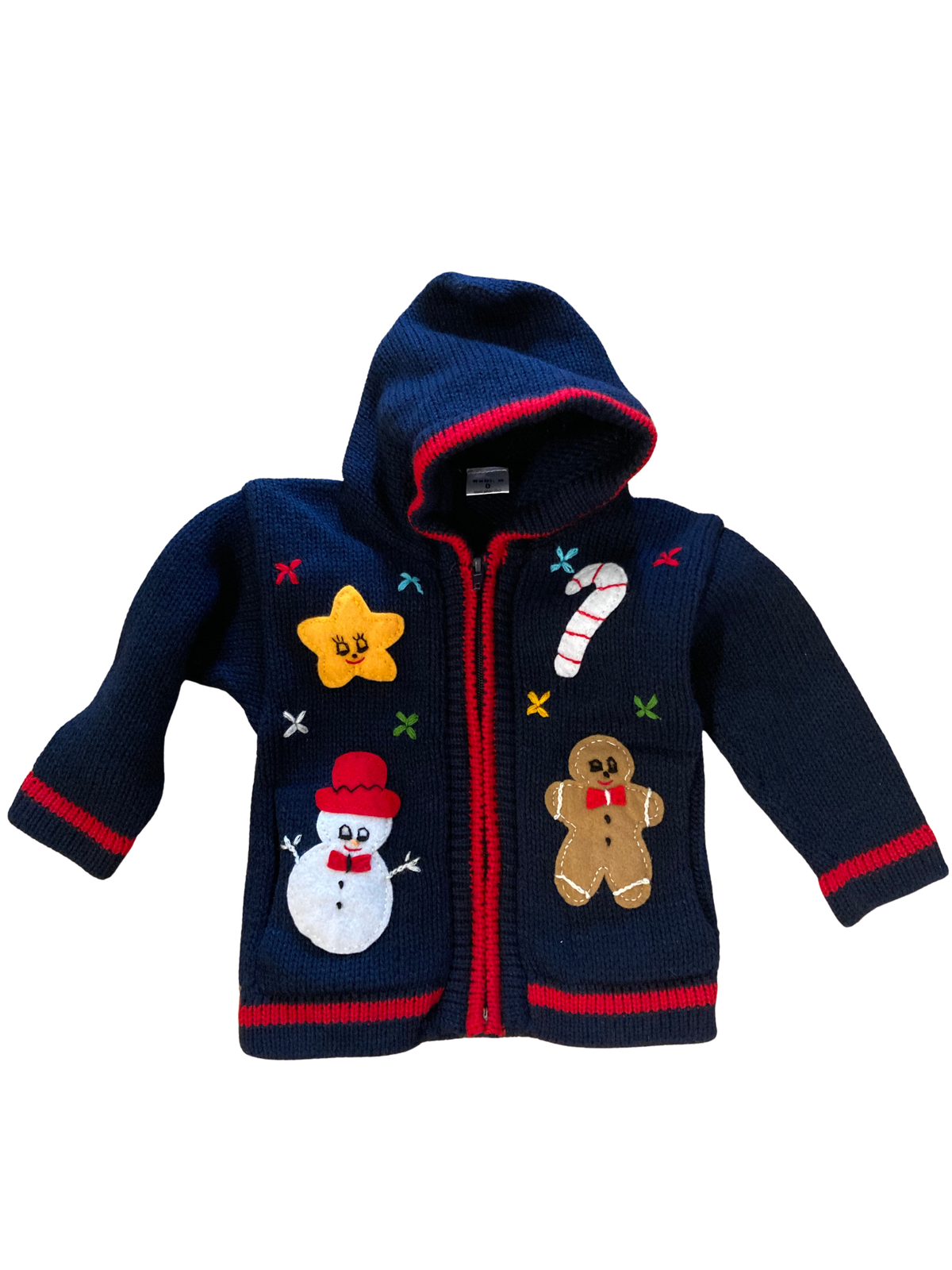 Children's Holiday Sweater - Navy