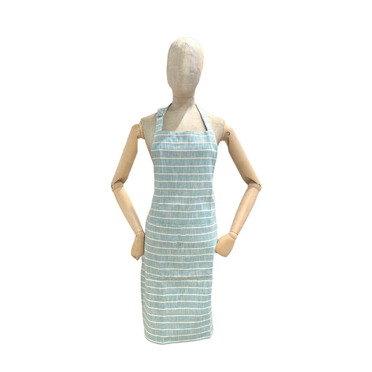 Aqua Simple Stripe Apron