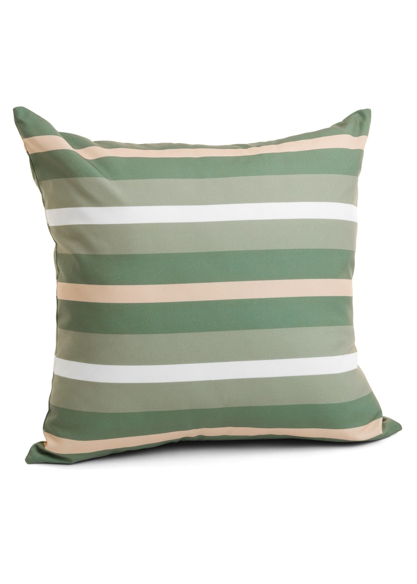 Green Striped Cushion