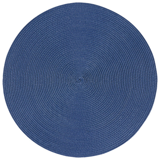 Disko Round Placemat -  Indigo