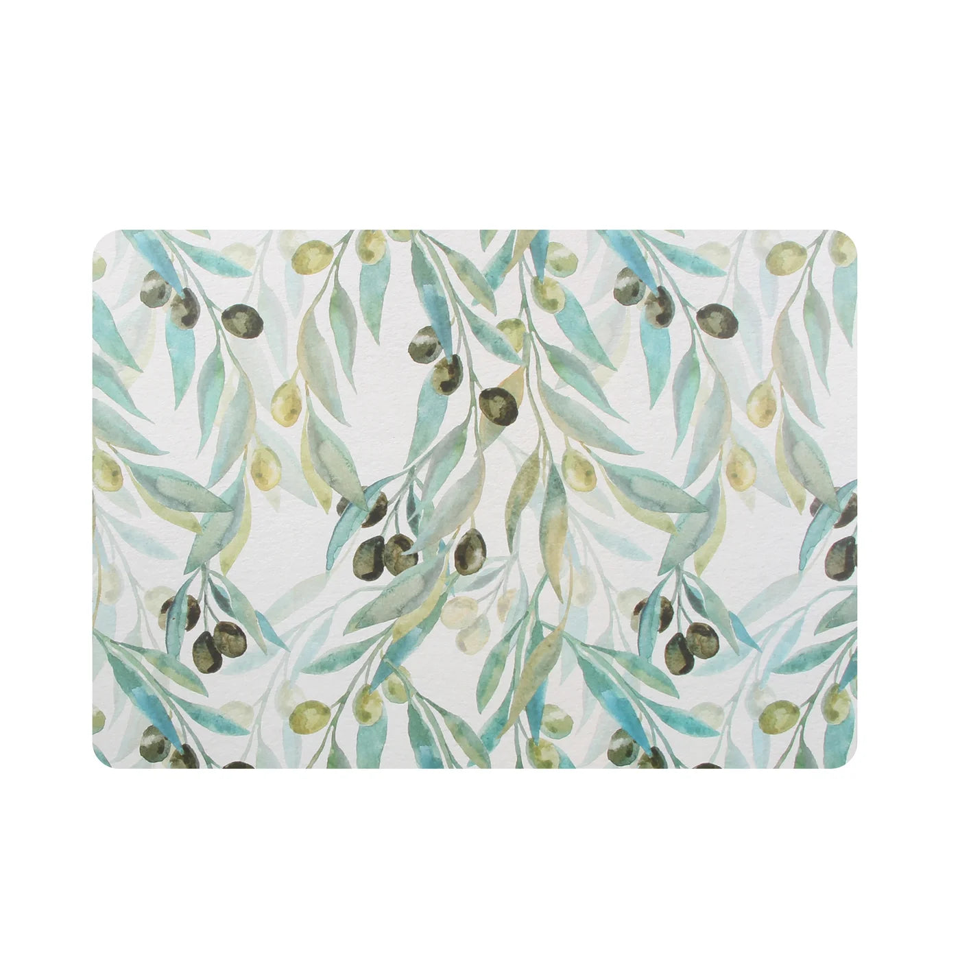 Olive Cork-backed Placemat Set