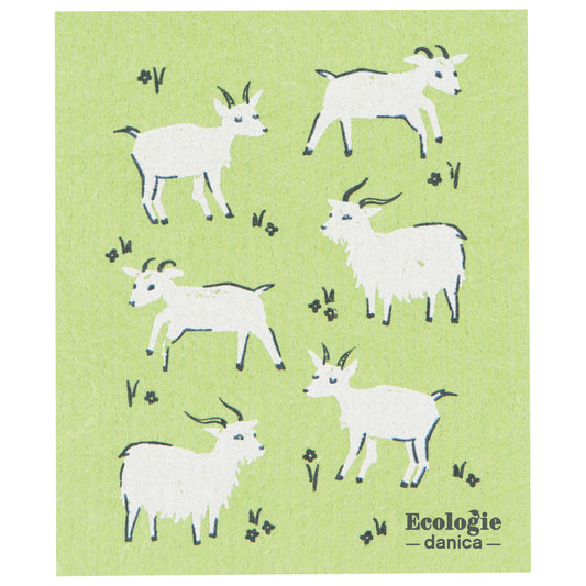Swedish Dishcloth - Goats