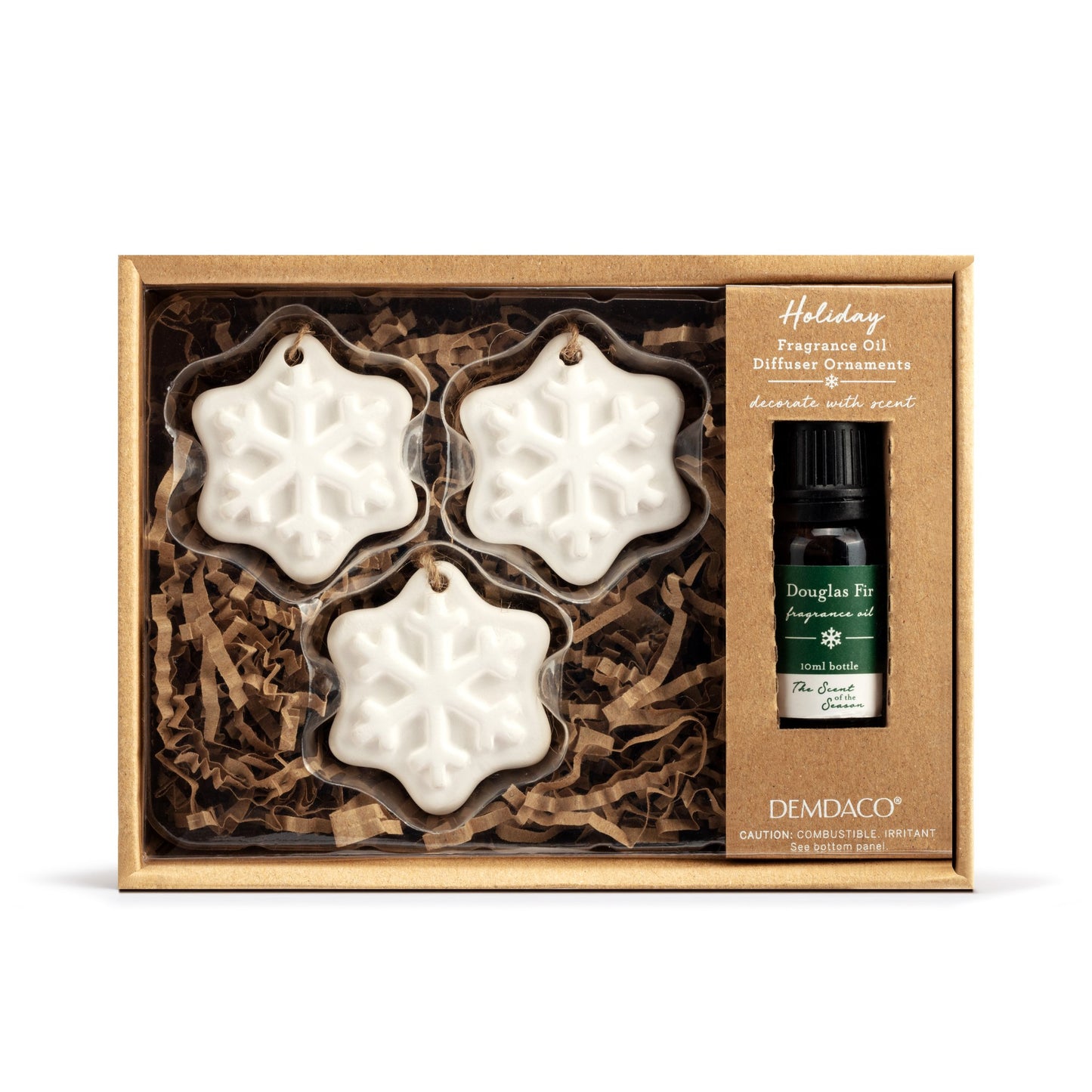 Snowflake Diffuser Ornaments with Fragrance Oil