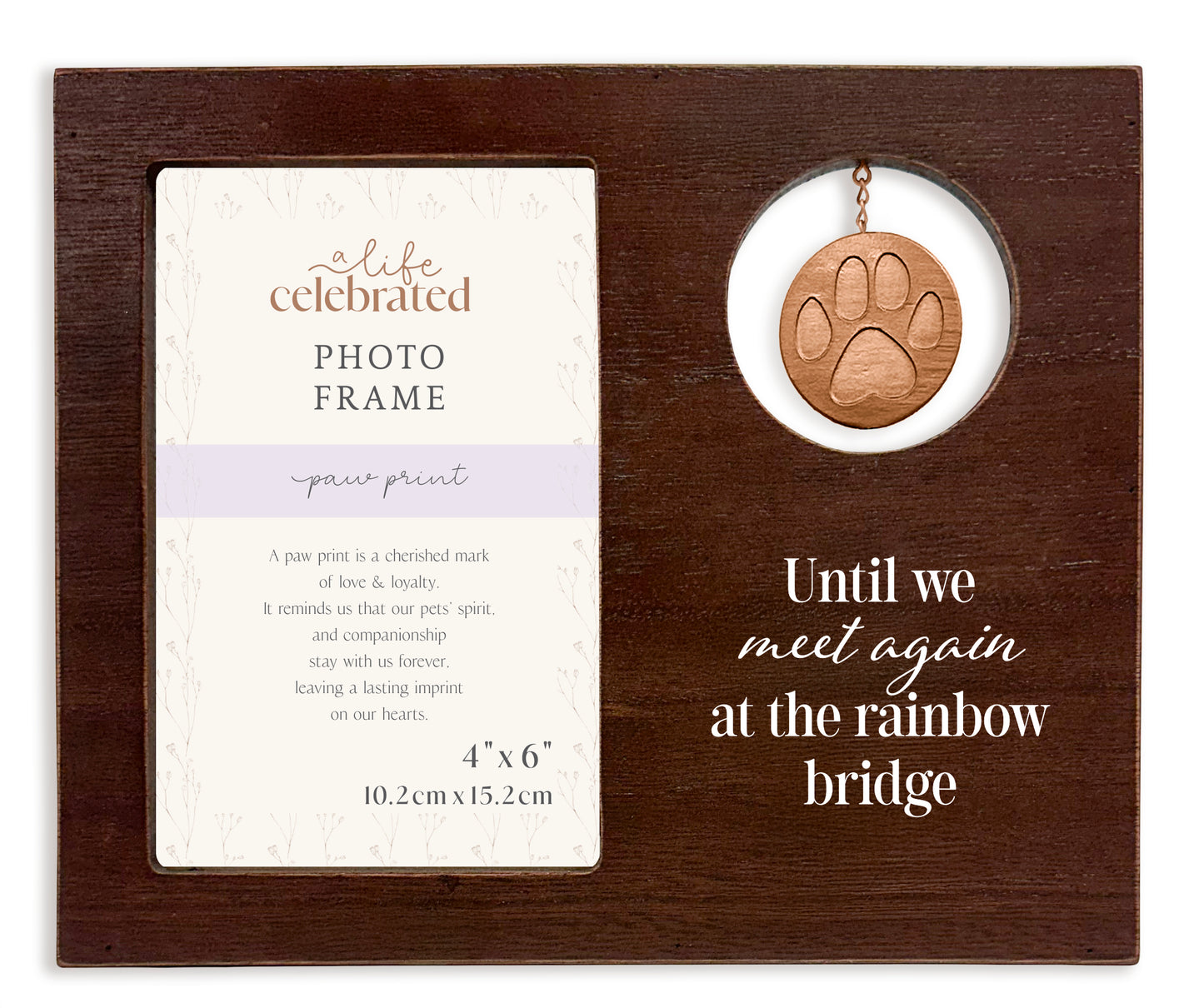 Paw Frame with Charm