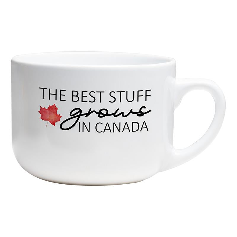 25oz Mug - The Best Stuff Grows in Canada