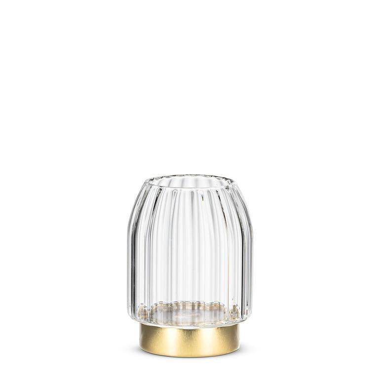 Small Glass Panel LED Vase