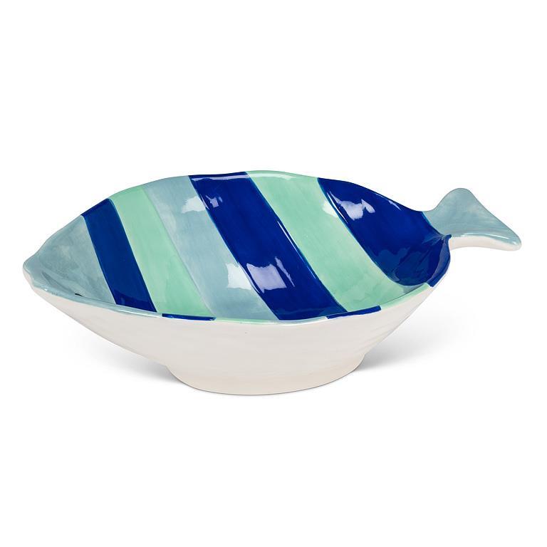Large Striped Fish Bowl - Joshua & Company