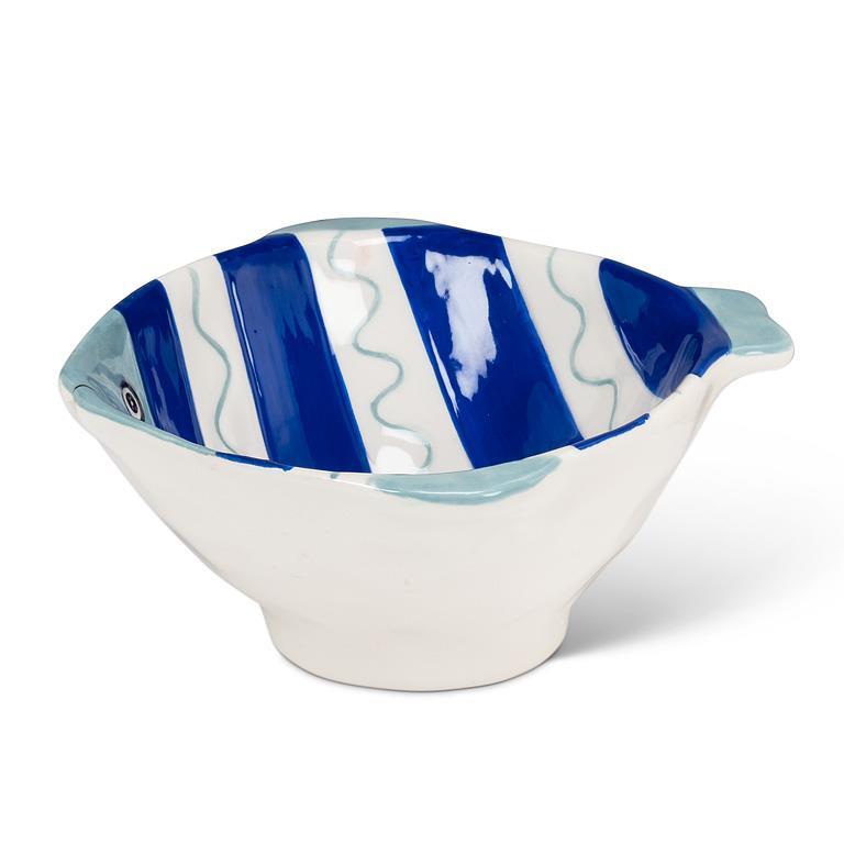 Small Striped Fish Bowl - Joshua & Company