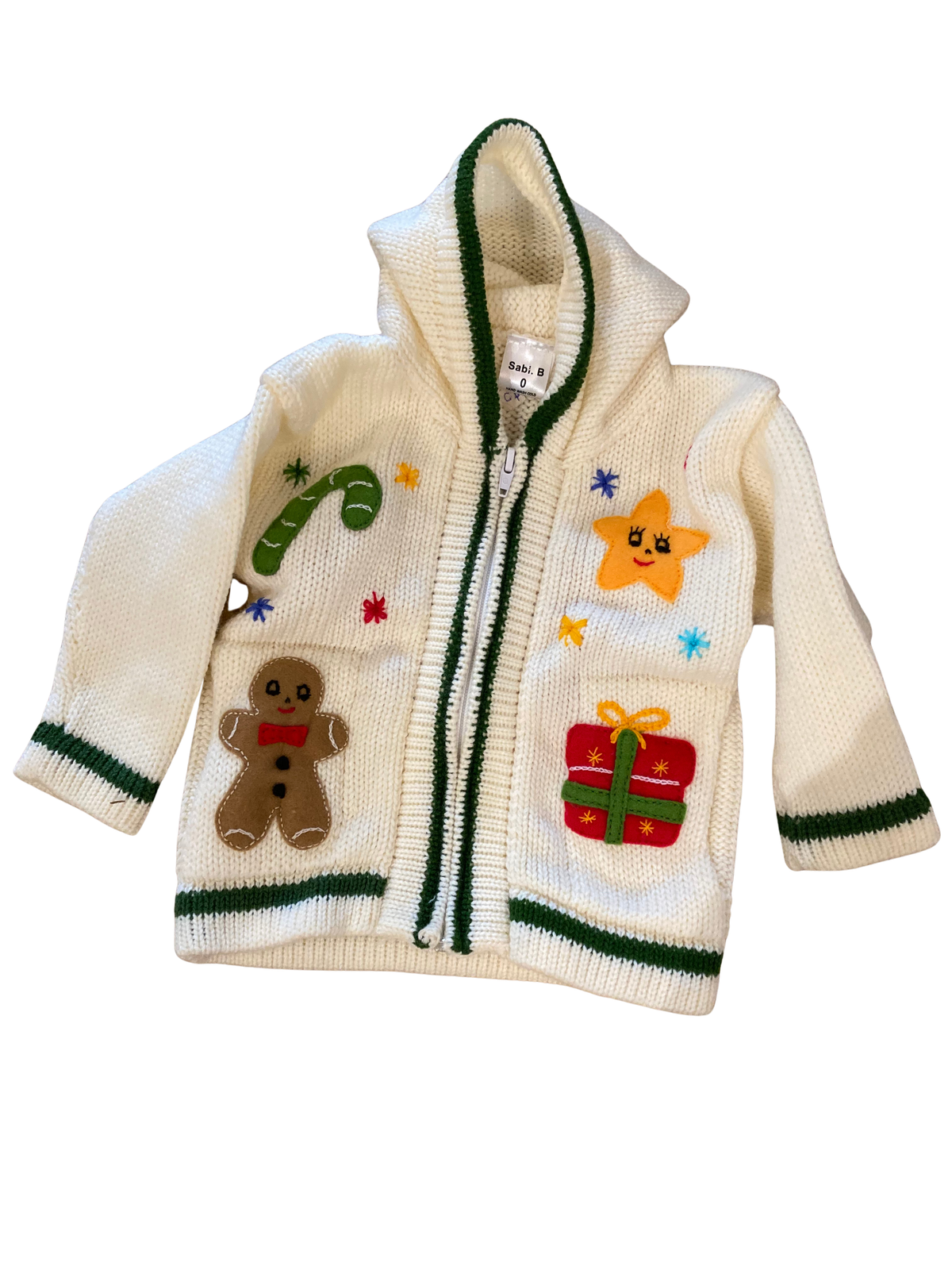 Children's Holiday Sweater - Cream