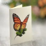 Popup Card - Butterflies and Buttercups