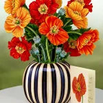 Popup Card - French Poppies
