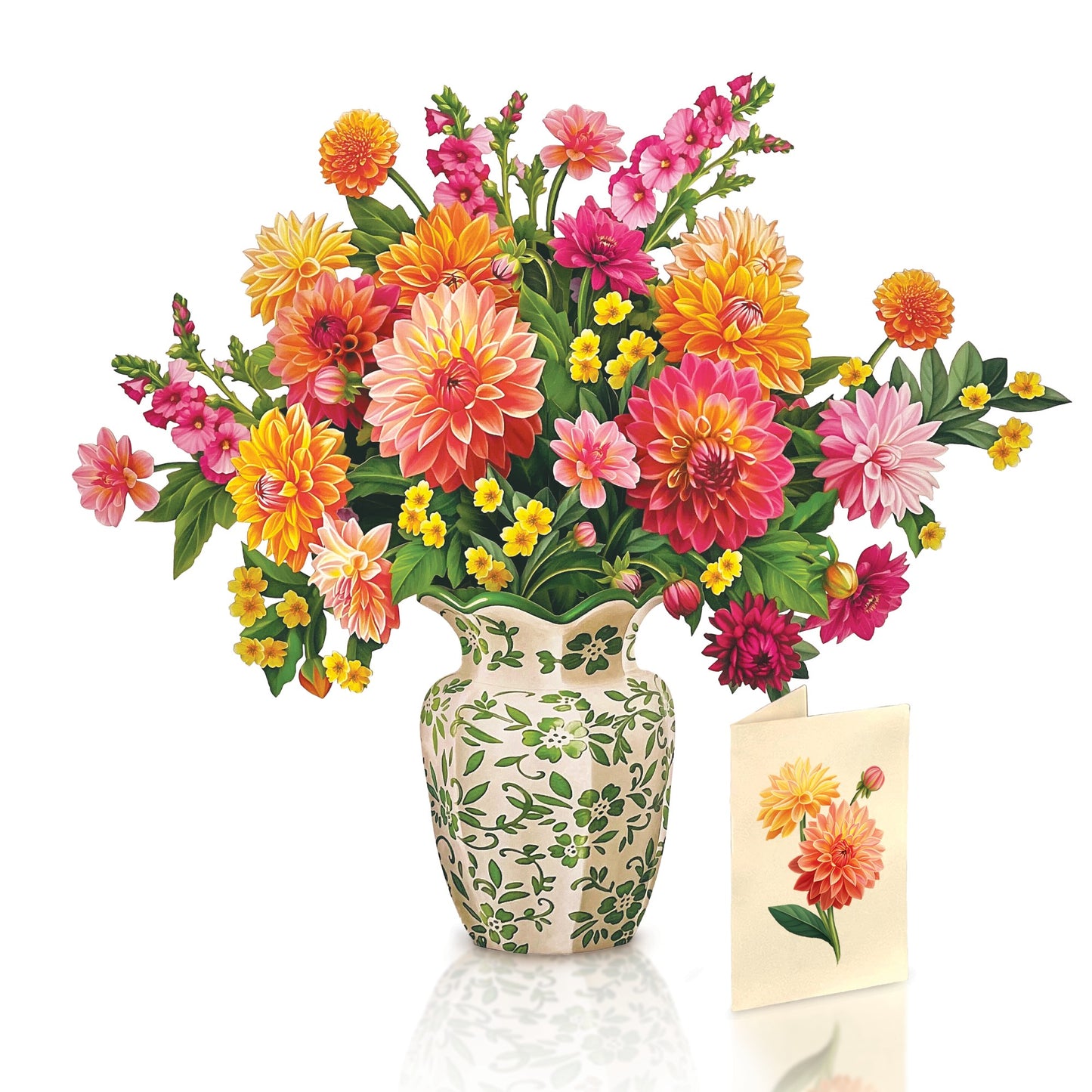 Pop Up Card - Dahlia Sunrise - Joshua & Company
