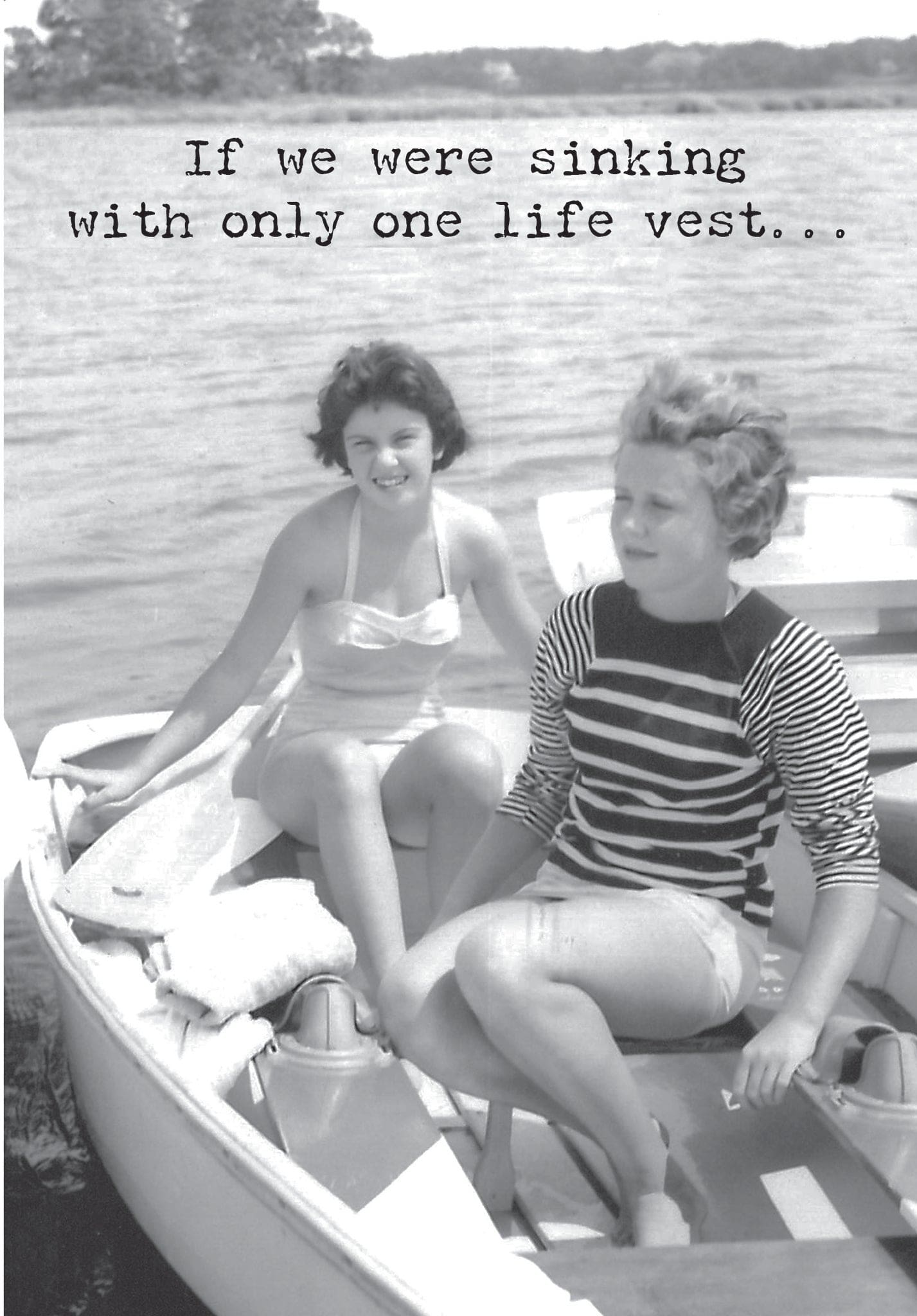 Sinking Ship - Greeting Card