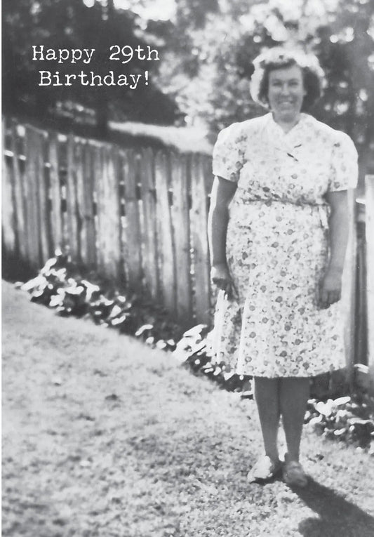 Birthday Card- 29th Birthday