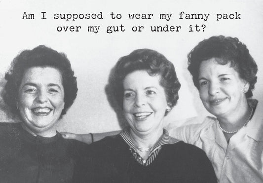 Fanny Pack Over or Under?