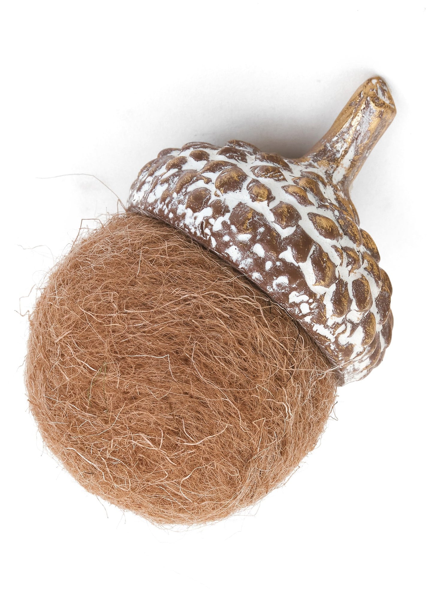 Brown Wool Acorn