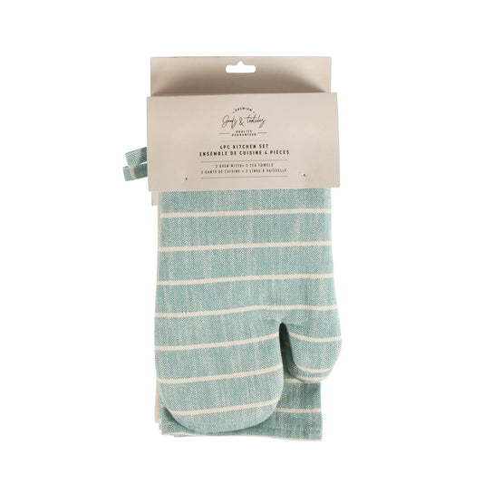 Simple Stripe Kitchen Set