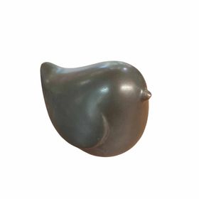 Black Ceramic Bird - Short Tail