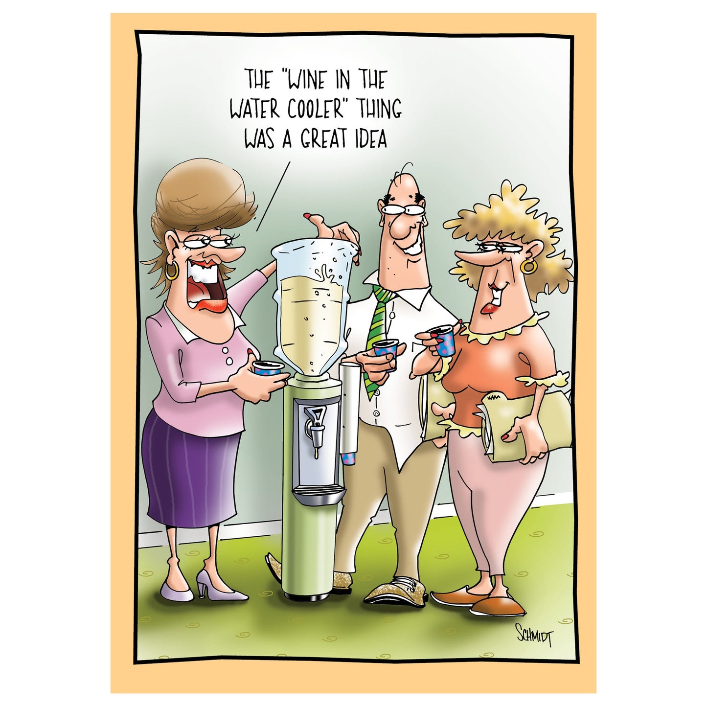 Birthday Card - Water Cooler