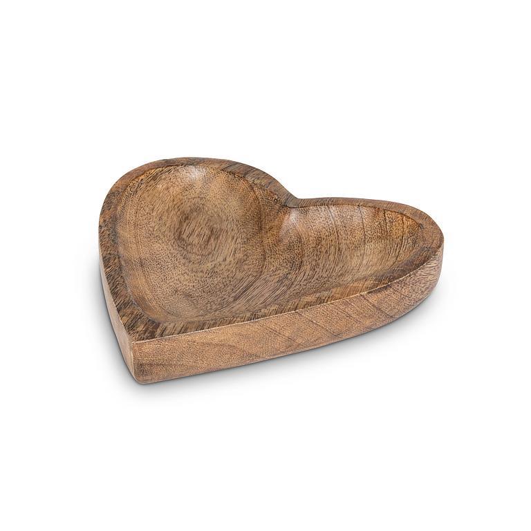 Wooden Heart Dish 8" - Joshua & Company