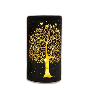 Tree of Life LED Glass Decor