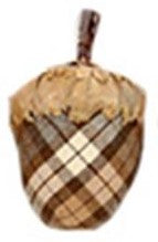 Assorted Plaid Acorns (5 Styles)