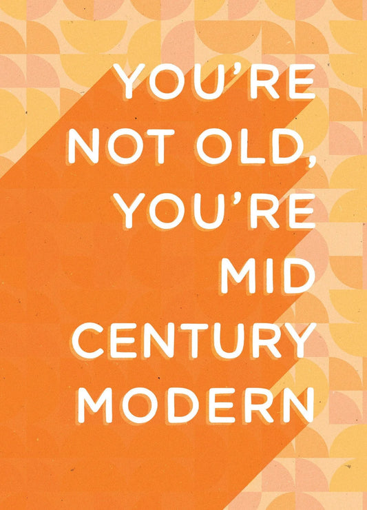 Birthday Card - Mid Century Modern