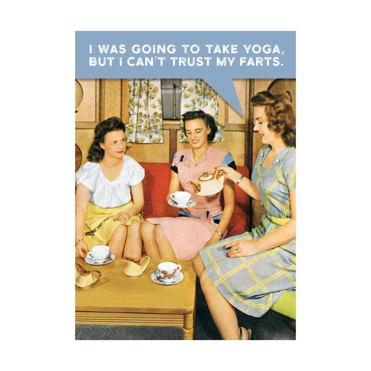 Yoga Farts Birthday Card