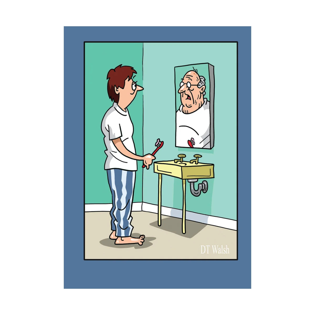 Objects in the Mirror Birthday Card