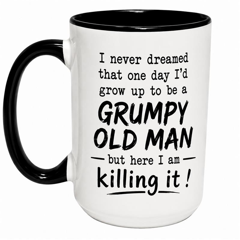 Grumpy Old Man Mug