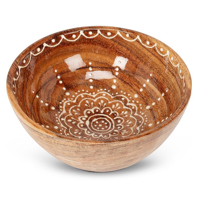 Sunburst Wooden Bowl - Large