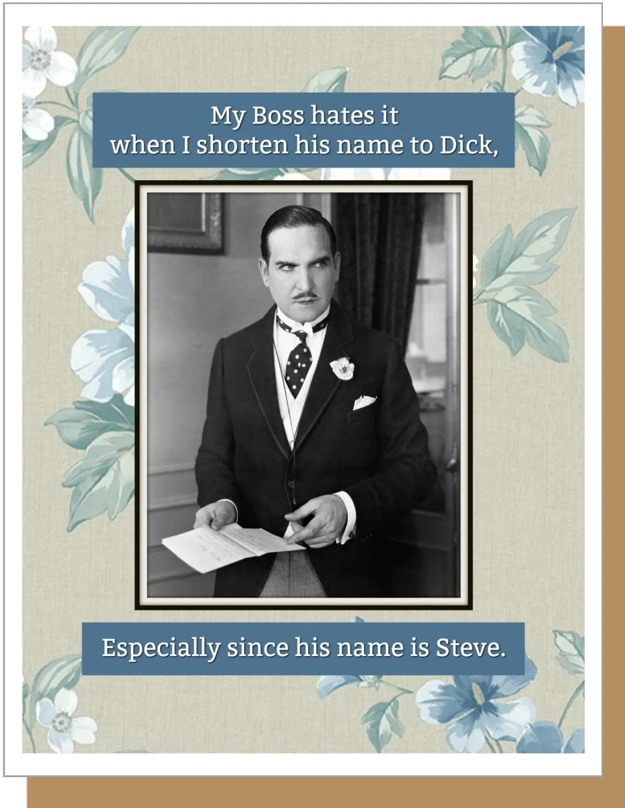 Name is Steve - Everyday Card