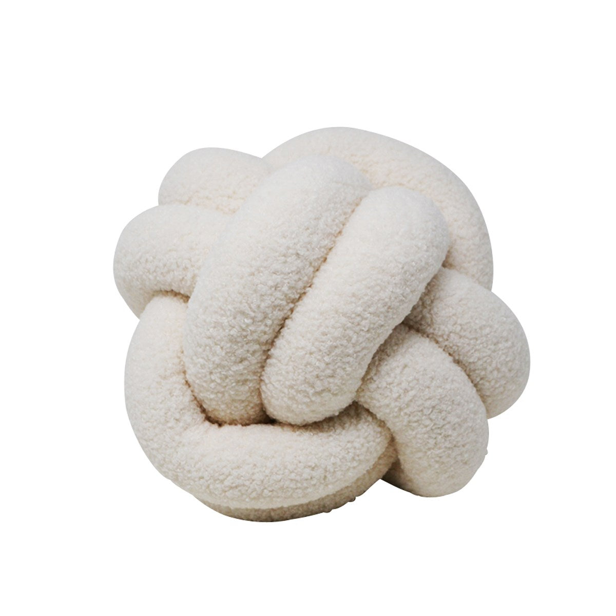 Knot Cushion Faux Shearling