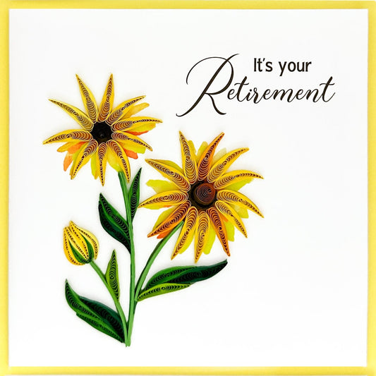 Quilling Card - Sunflowers
