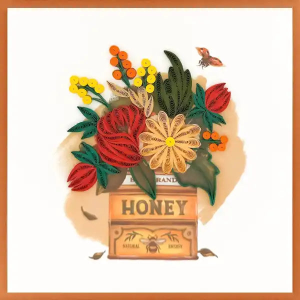 Quilling Card -Flower Tin