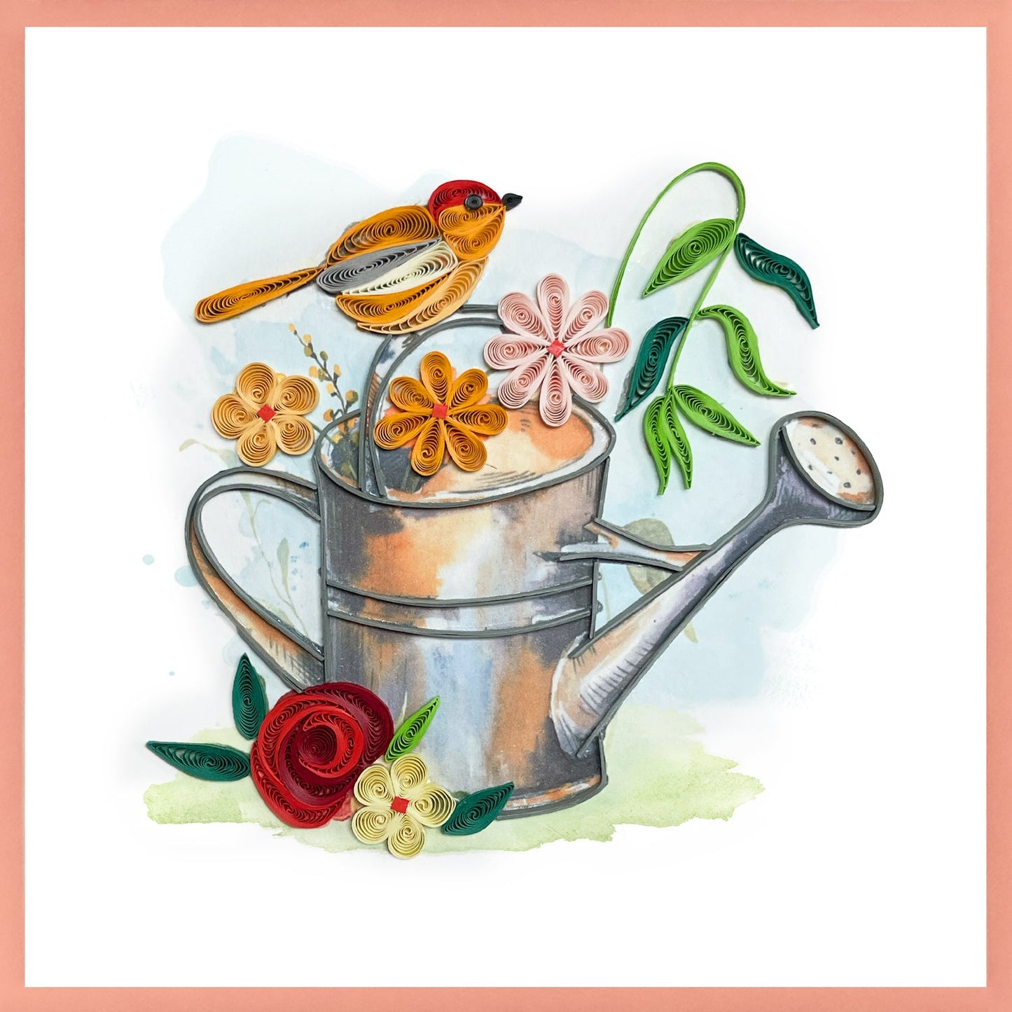 Quilling Card - Garden Bloom