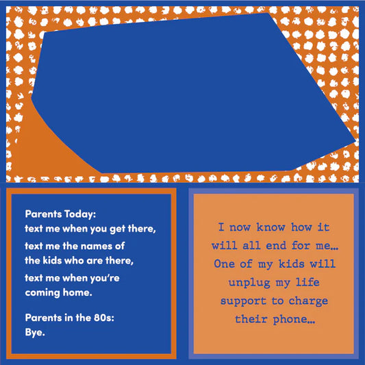 Humorous Reversible Cocktail Napkin Unplug