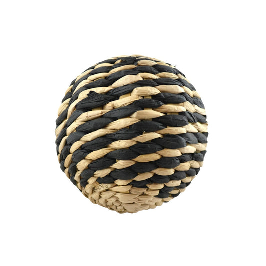 Black and Natural Deco Ball