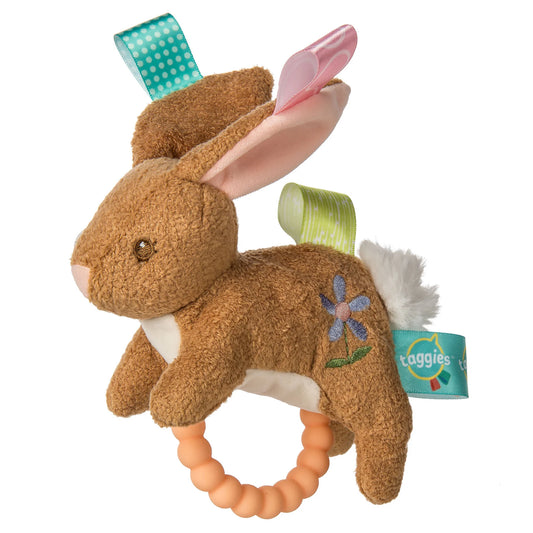 Taggies Teether Rattle 6" -  Harmony Bunny