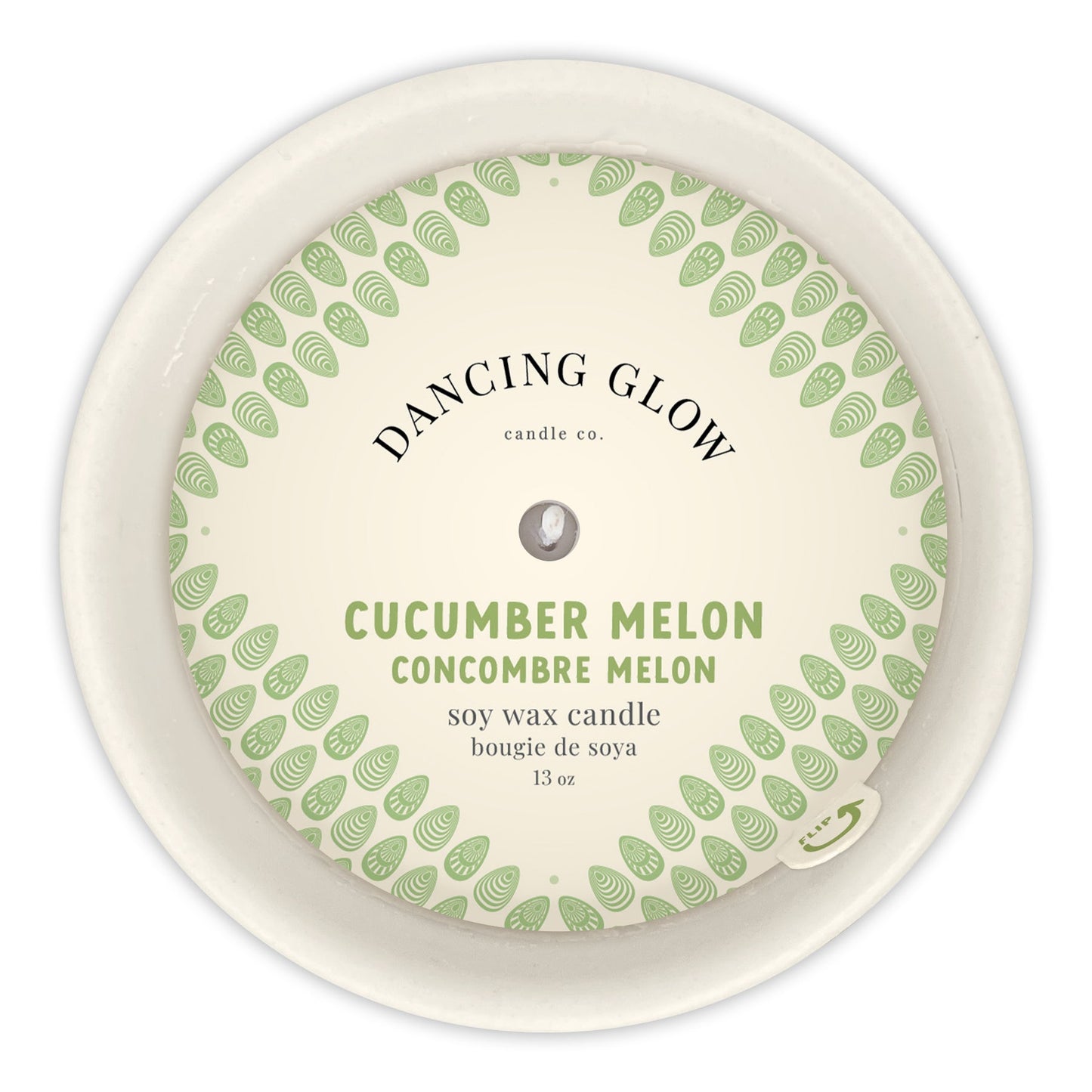 Dancing Glow Candle- Cucumber Melon - Joshua & Company