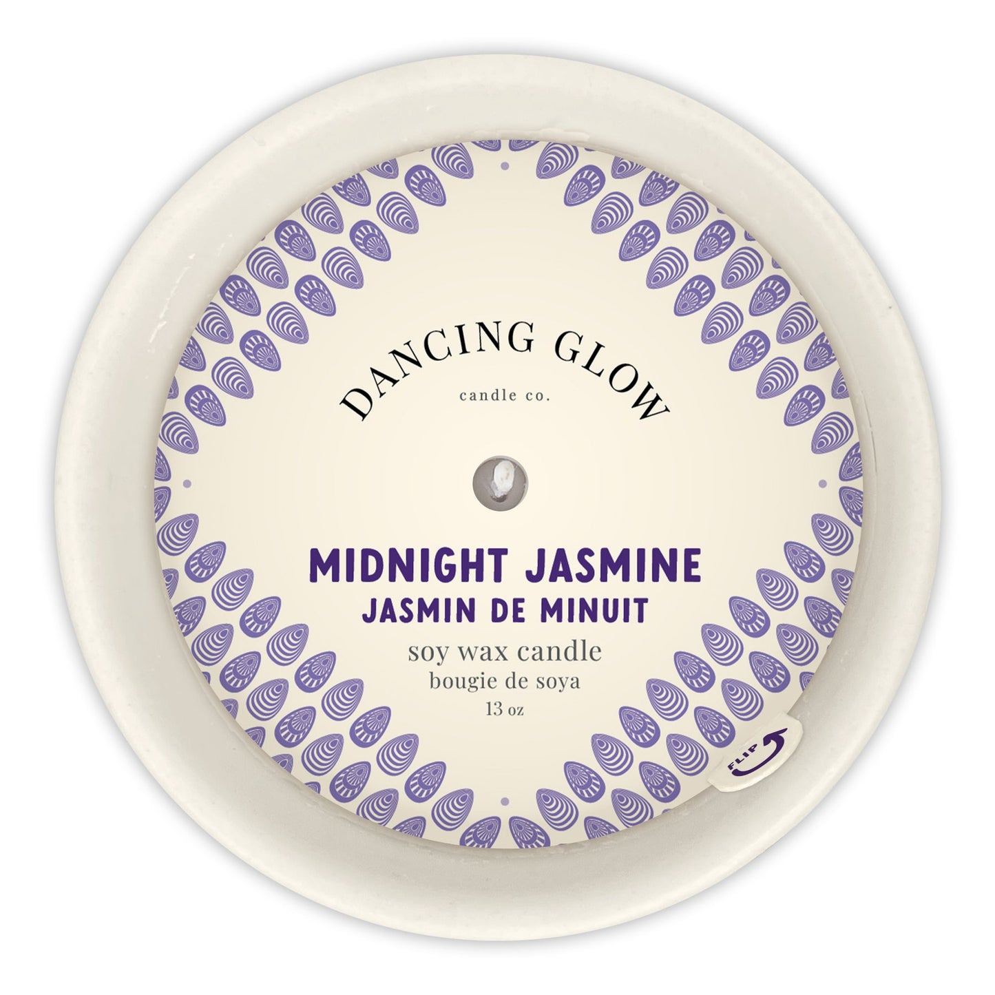 Dancing Glow Candle- Midnight Jasmine - Joshua & Company