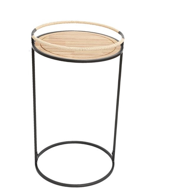 Round Table Metal and Wood (2 Sizes) **Store Pickup Only**