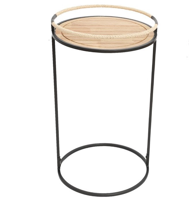 Round Table Metal and Wood (2 Sizes) **Store Pickup Only**