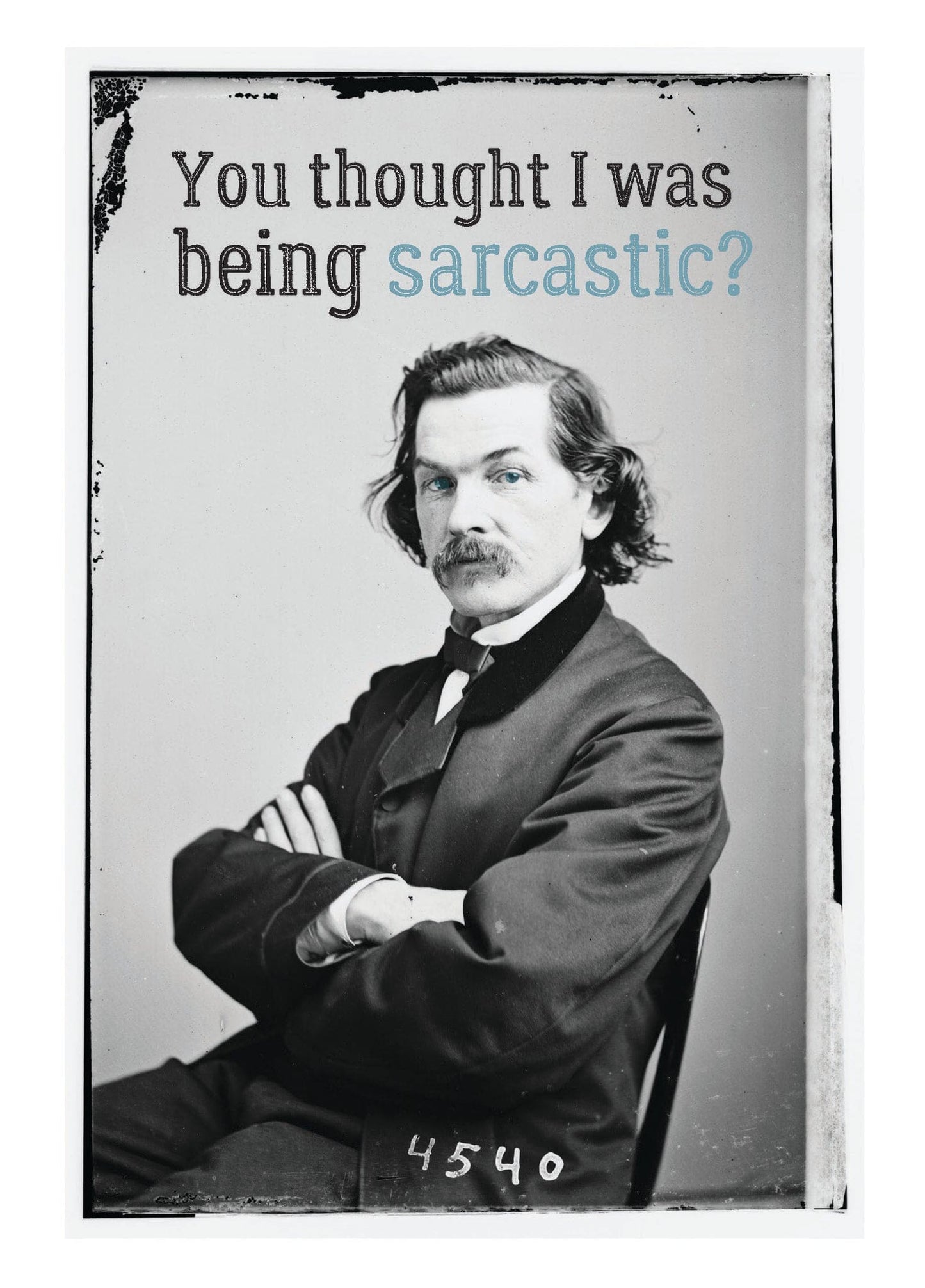 Birthday Card - Deadly Serious