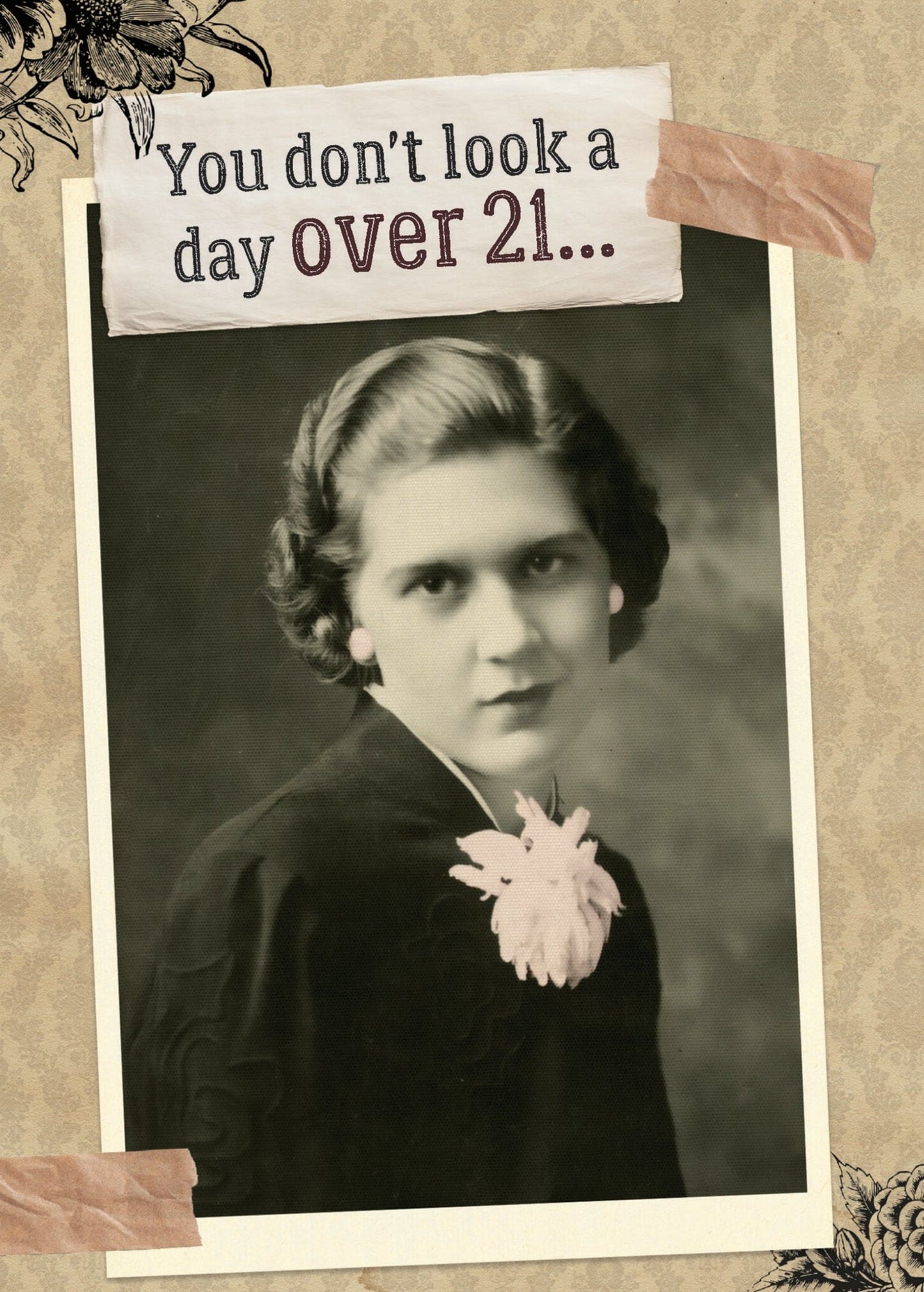 Birthday Card - Over 21