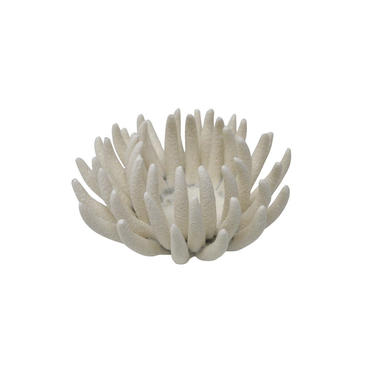 White Faux Coral Tea Light Holder