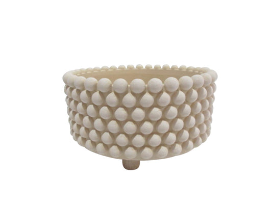 Light Clay Colour Dotted Pot Galvani Large