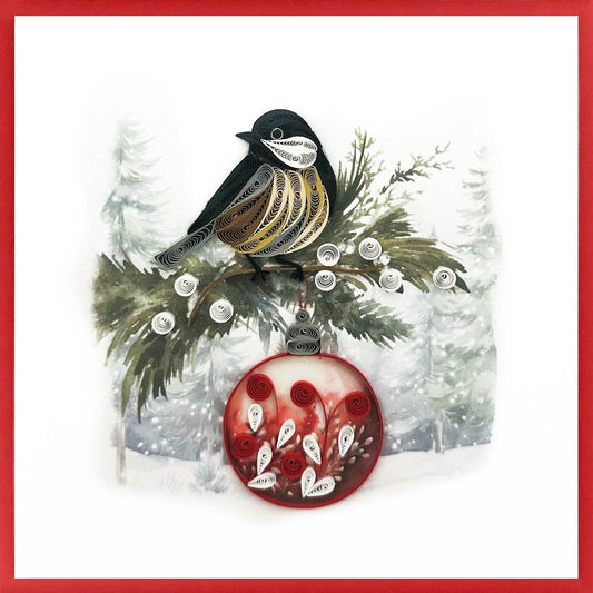 Quilling Card - Chickadee Greetings